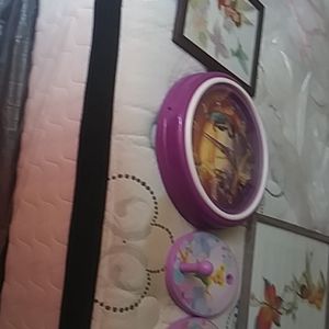 Tinkerbell clock 6 Tinkerbell pictures 2 coat rack